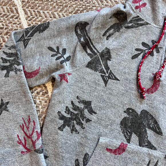 POLO COUNTRY RALPH LAUREN BRUSHED FLEECE PRINTED GRAPHIC HOODIE. NEW WITH TAGS.M - Picture 5 of 8